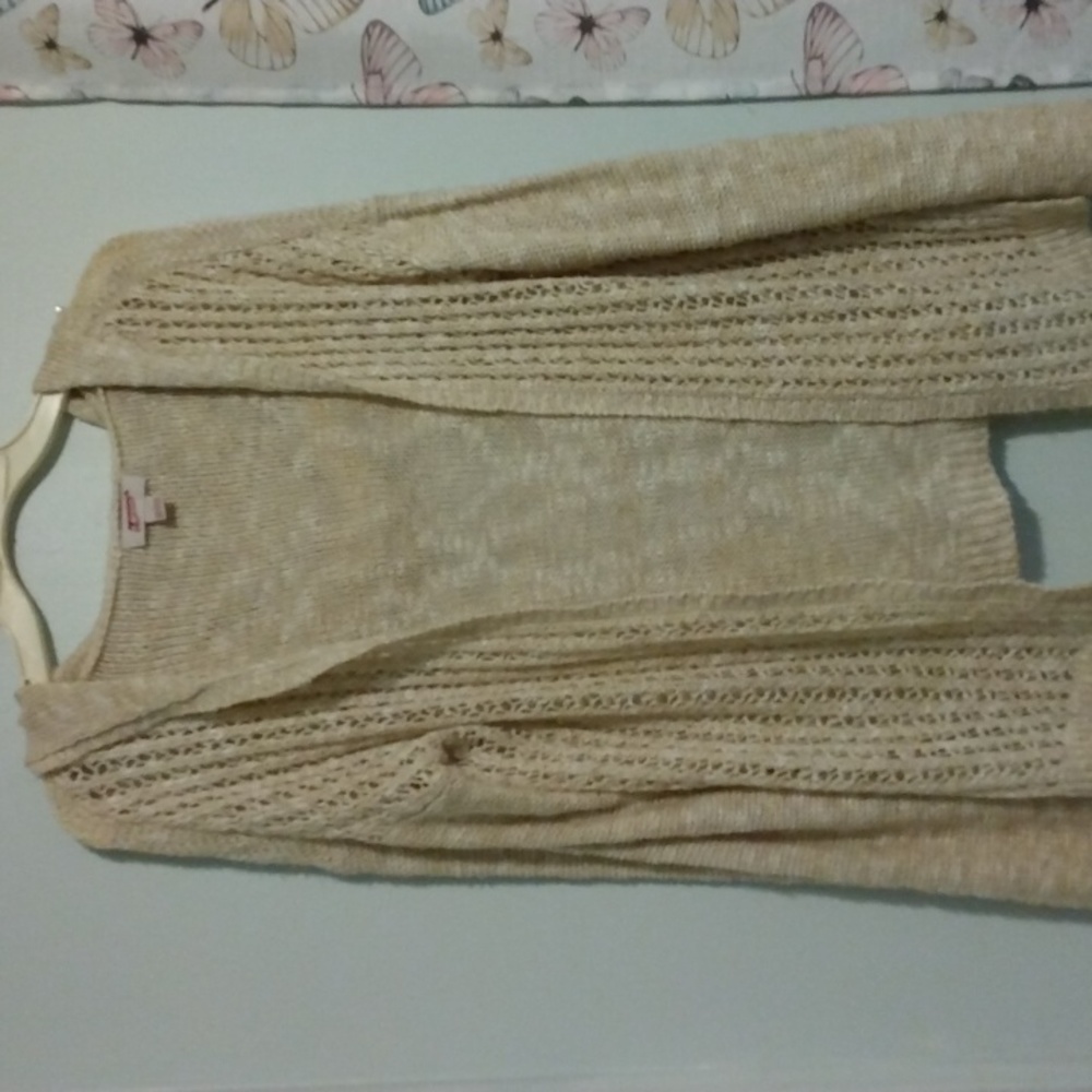 Open front sweater